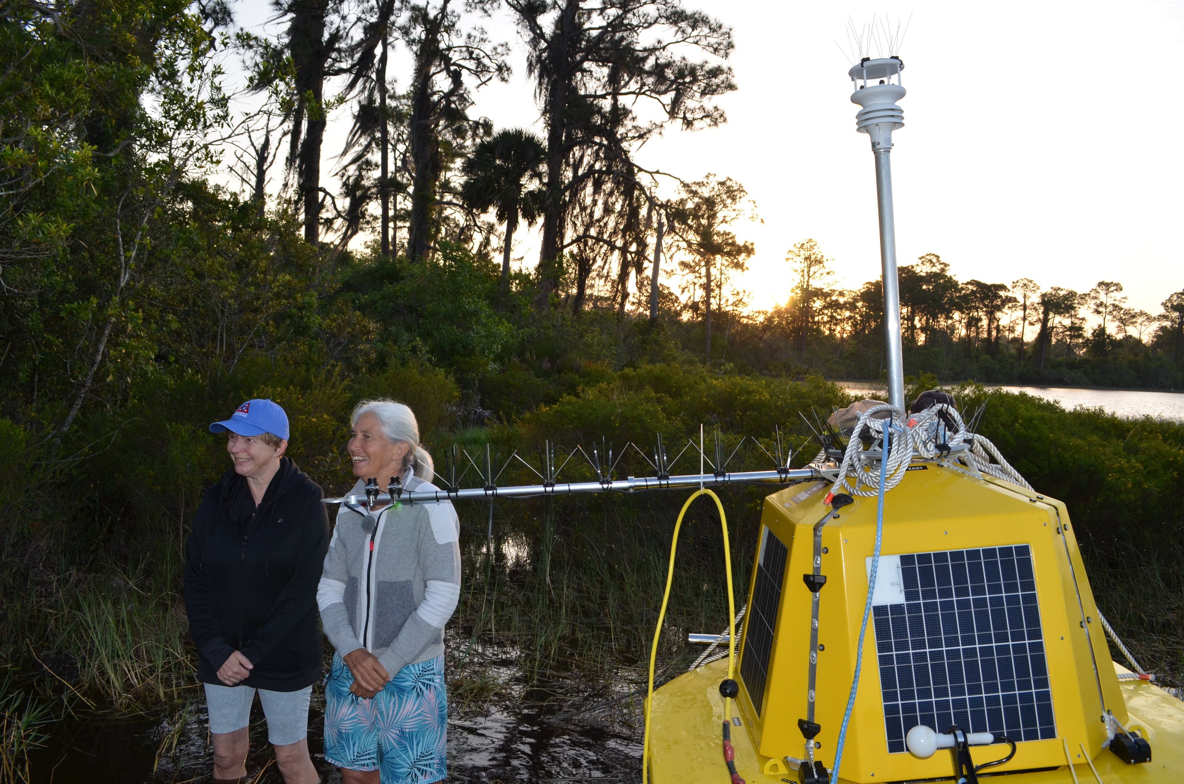 Lake Annie from the air looking east. Photo by R. Tucker.